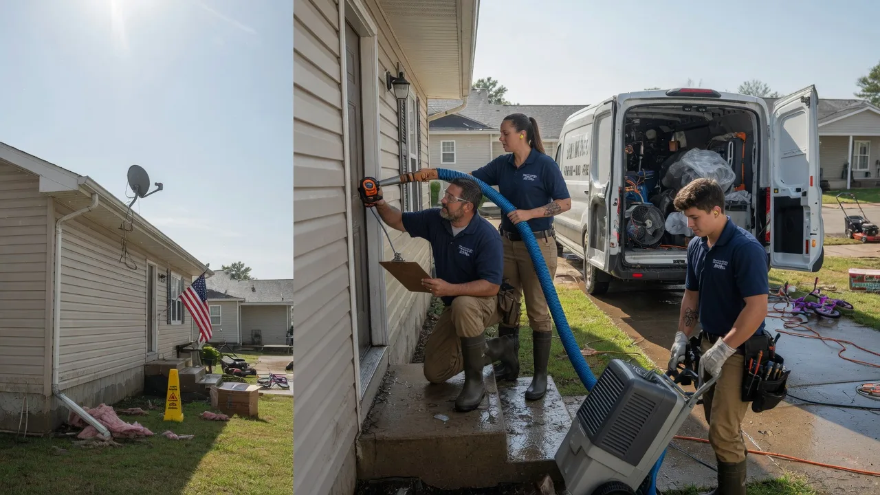 Ceiling Water Damage Restoration in Sundown, TX near me